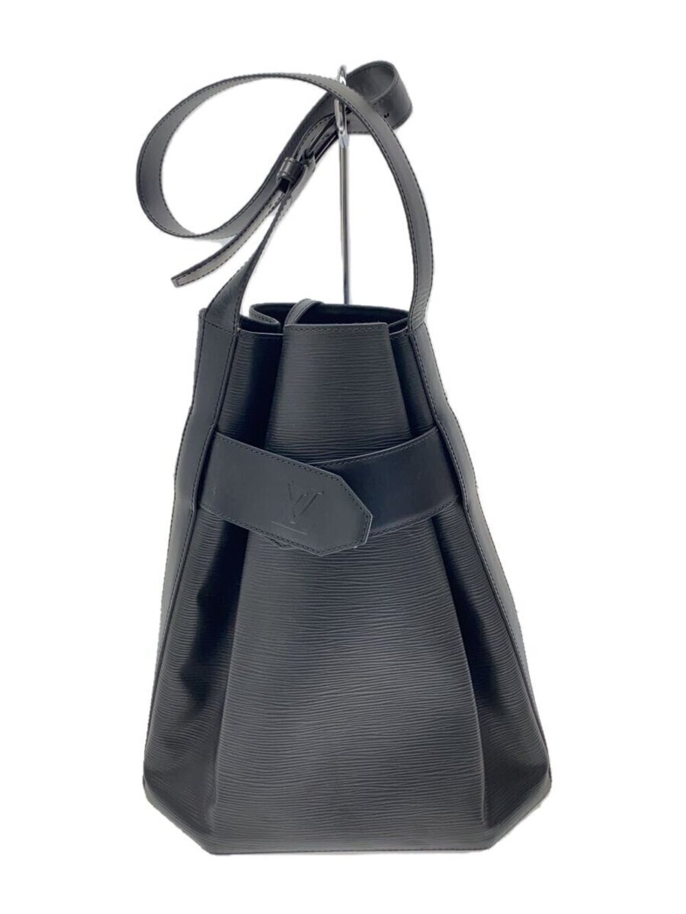 Louis Vuitton Sac Depaule Epi Black Leather Black